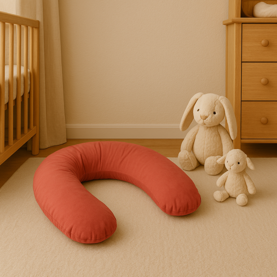 Coussin d’allaitement Grand Modèle velours