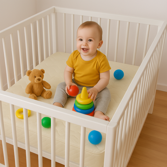 Matelas climatisé pour lit parc
