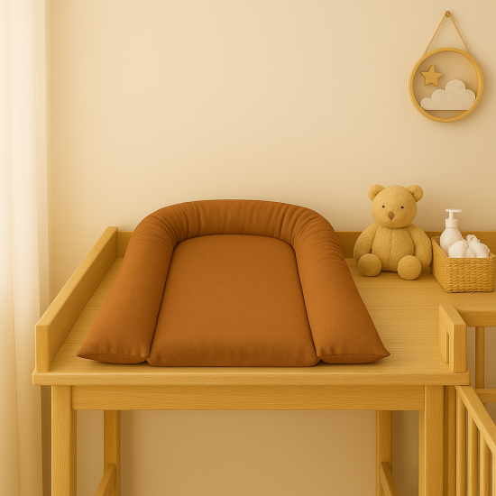 Matelas à langer en "coton a enduction acrylique"