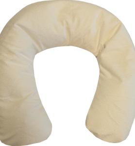 Coussin d’allaitement en bouclette bambou grand modèle